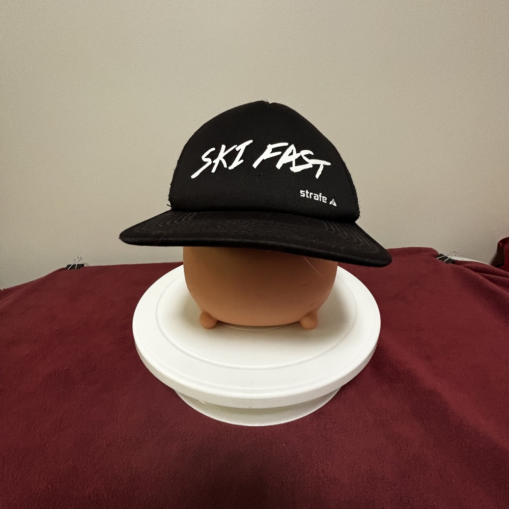 Strafe "Ski Fast" Snapback Black Hat